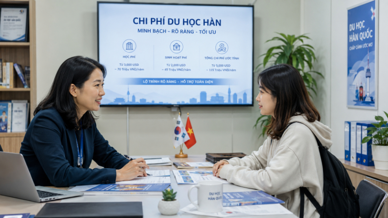 Chi phí du học Hàn